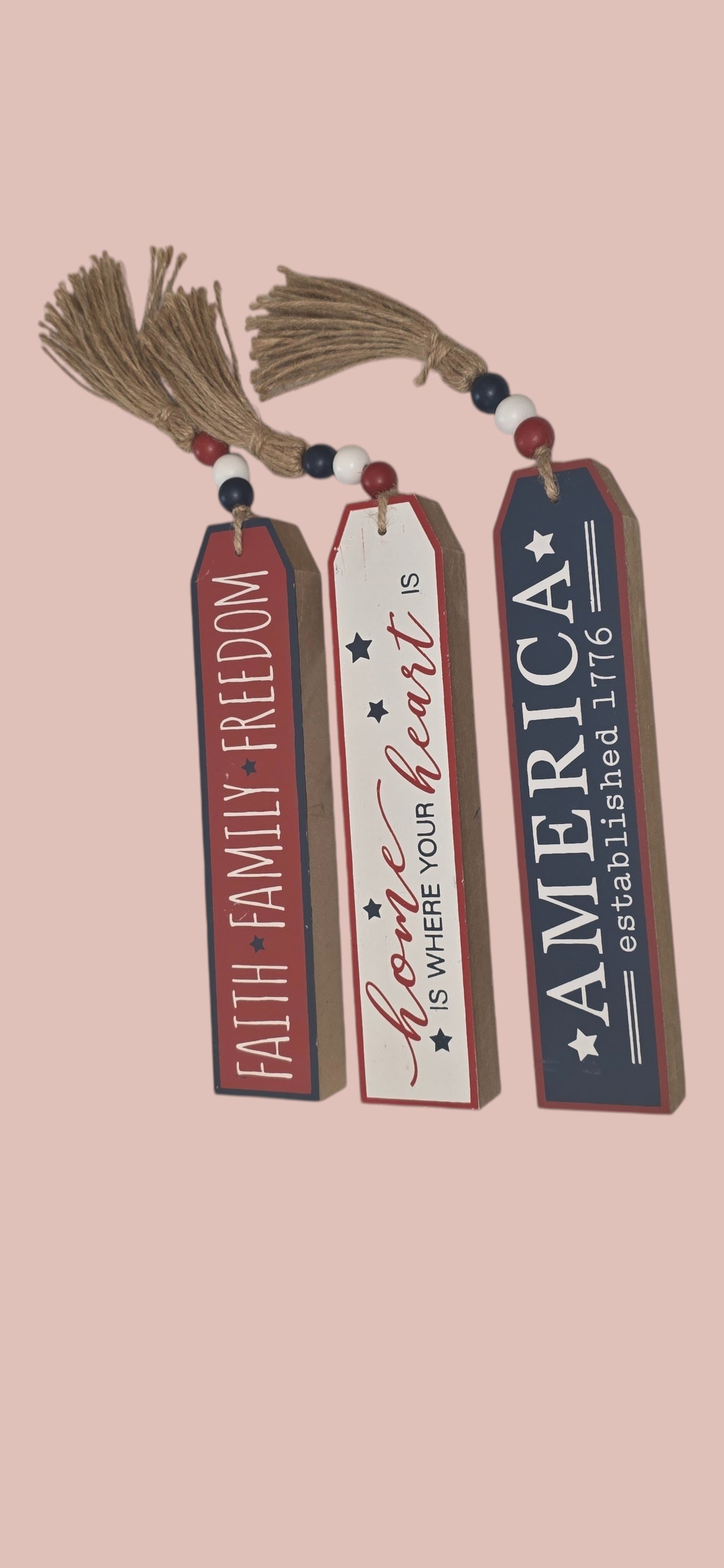 Decorative Tabletop Nick Nack "America Established 1776"