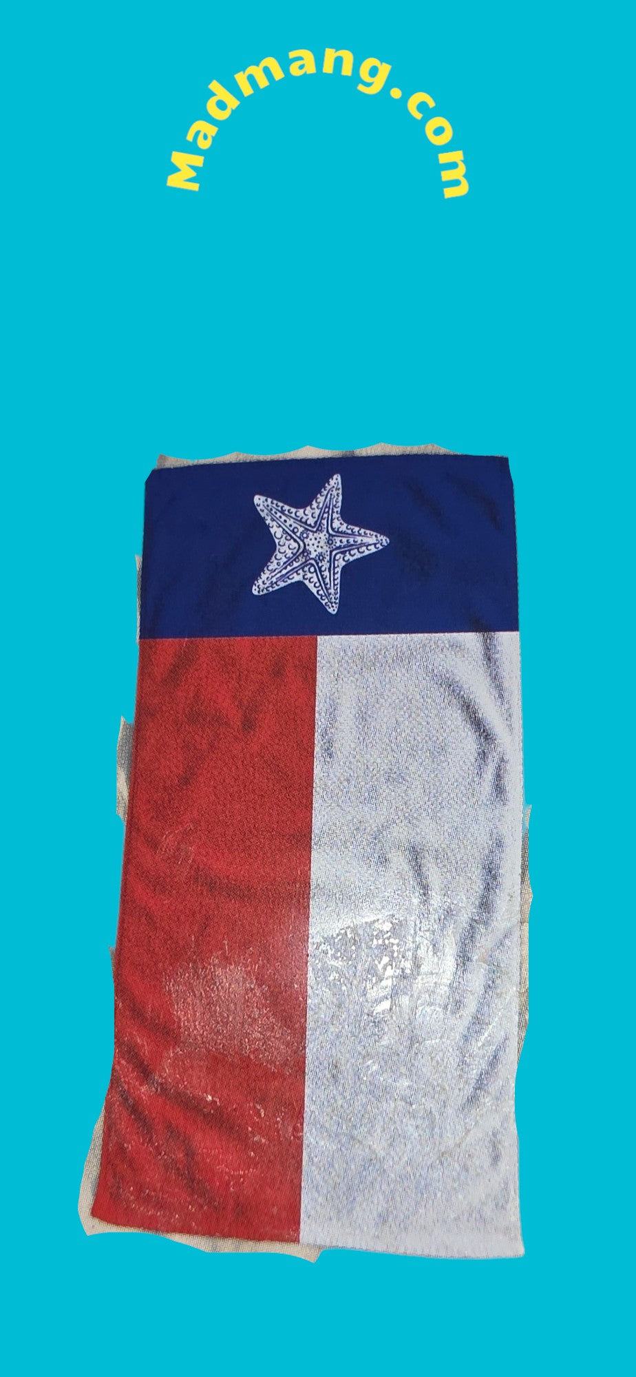 SEAS-103 Beach Towel Texas Colors