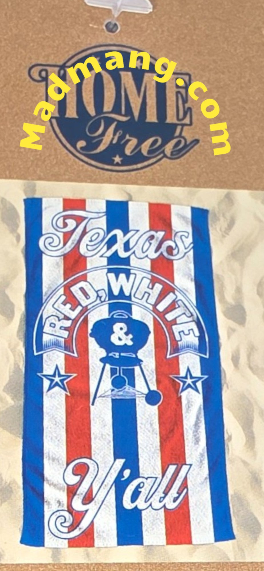 SEAS-102 Beach Towel Texas Stripes