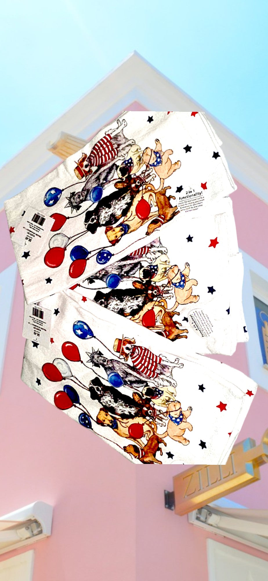 Patriotic Dish Towel B