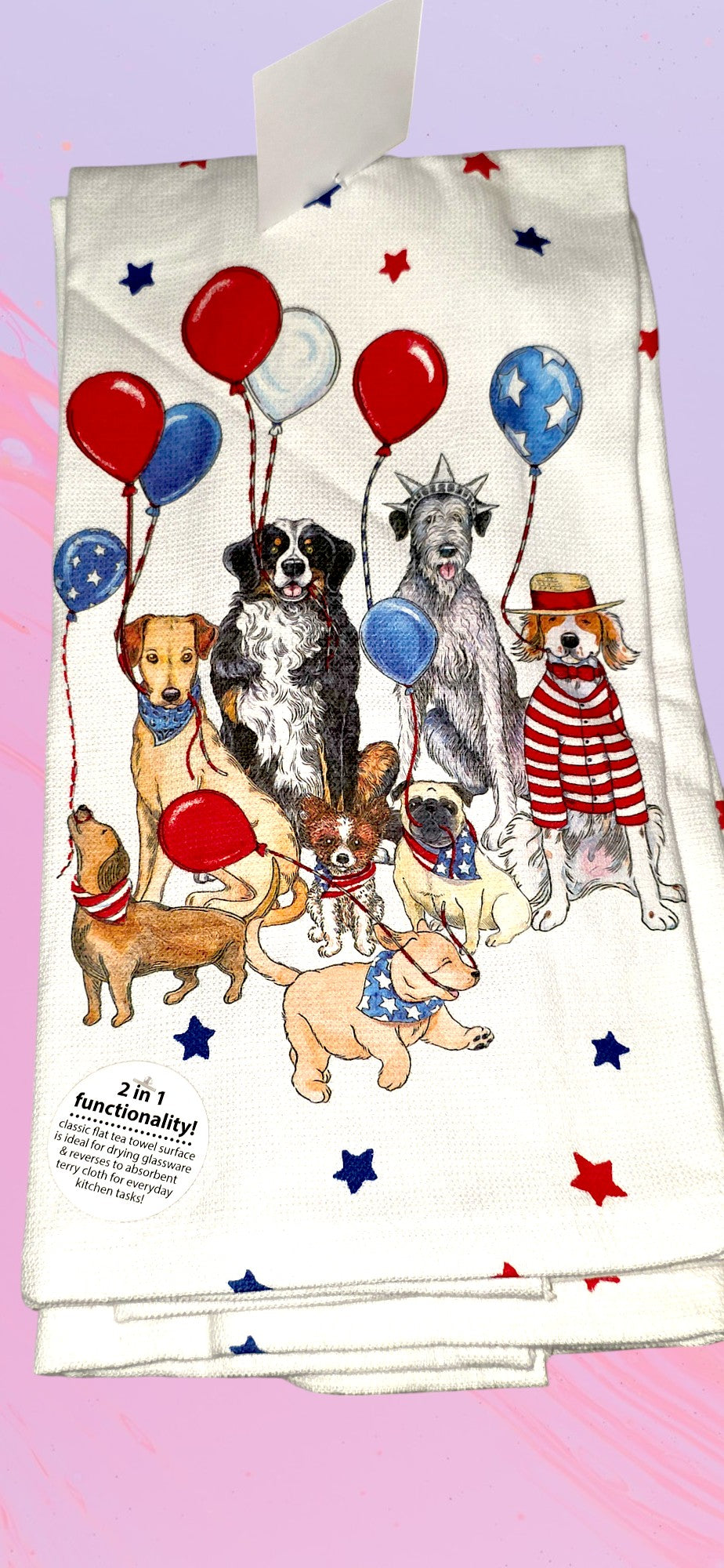 Patriotic Dish Towel B