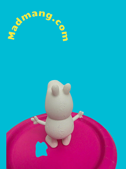 George the Pig Painting Craft
