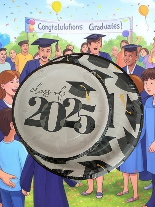 Graduation Dessert Plate part of bundle