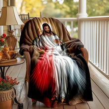 Sacred Jesus Flannel Blanket