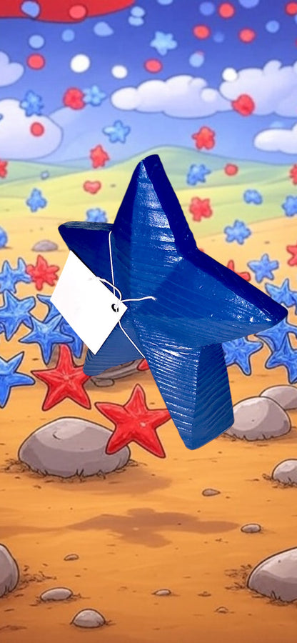 Patriotic, Tabletop, Wooden "Liberty Star"