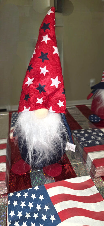 Patriotic Gnome, Wizzard, Red White and Blue