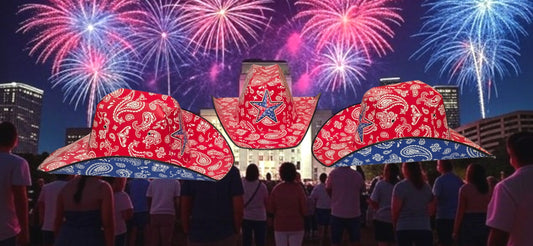 Patriotic Cowboy Hat "Texas Star"